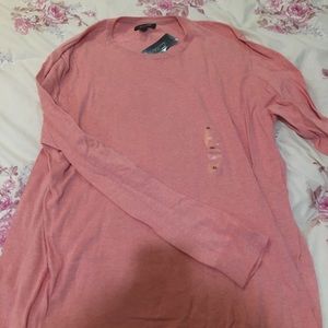 Men’s lightweight pink sweater XL